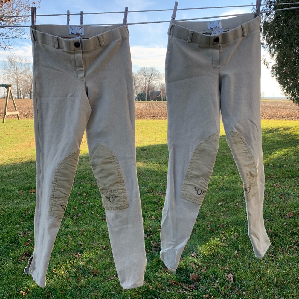 TWO PAIRS 26R schooling breech by tuff rider